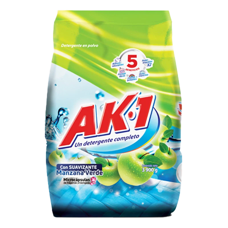 DETERGENTE AK 1 MANZANA X 3900 GR