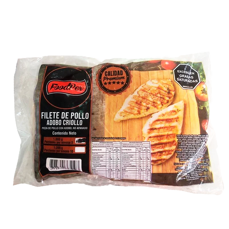 FILETE DE PECHUGA FOODPER X 1000 GR