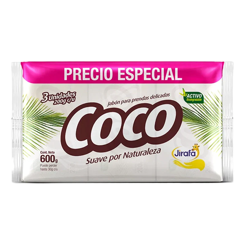 JABON JIRAFA COCO  X 600 GR