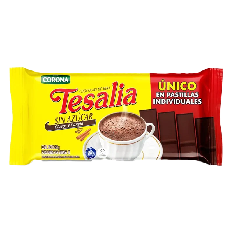 CHOCOLATE TESALIA X 32 X 250 GR