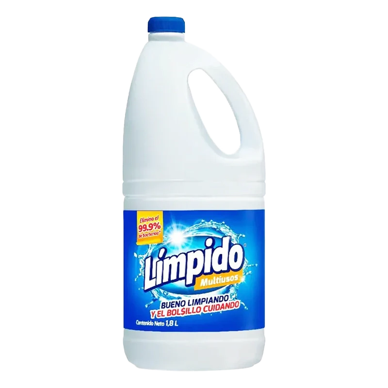 BLANQUEADOR LIMPIDO MULTIUSOS X 1800 ML