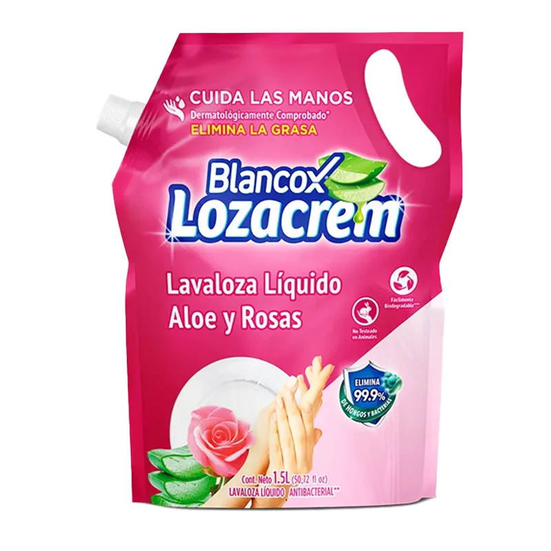 LAVALOZA BLANCOX LOZACREM LIQUIDO ALOE X 1500 ML