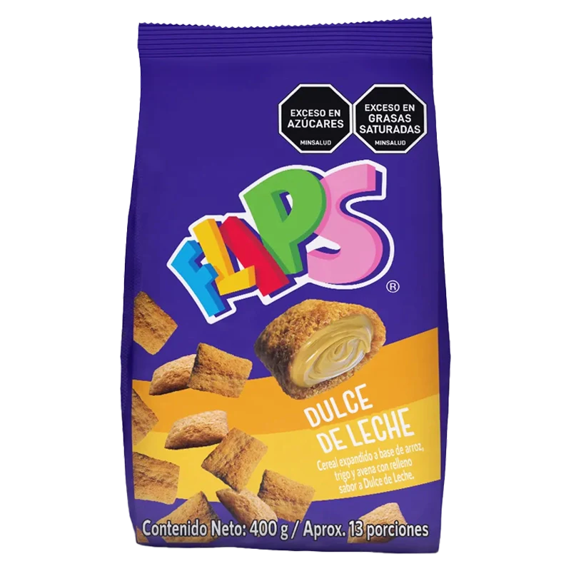 CEREAL FLIPS DULCE LECHE X 400 GR
