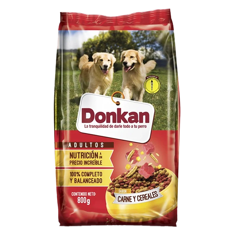CUIDO DONKAN CARNE Y CEREALES X 800 GR