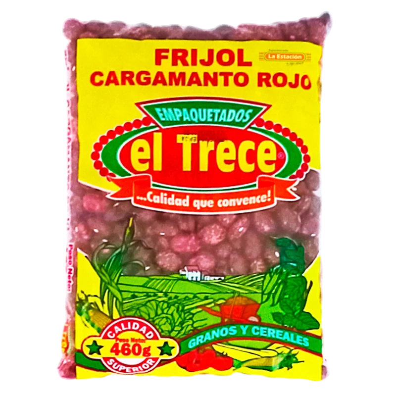 FRIJOL CARGAMANTO ROJO EL TRECE X 460 GR