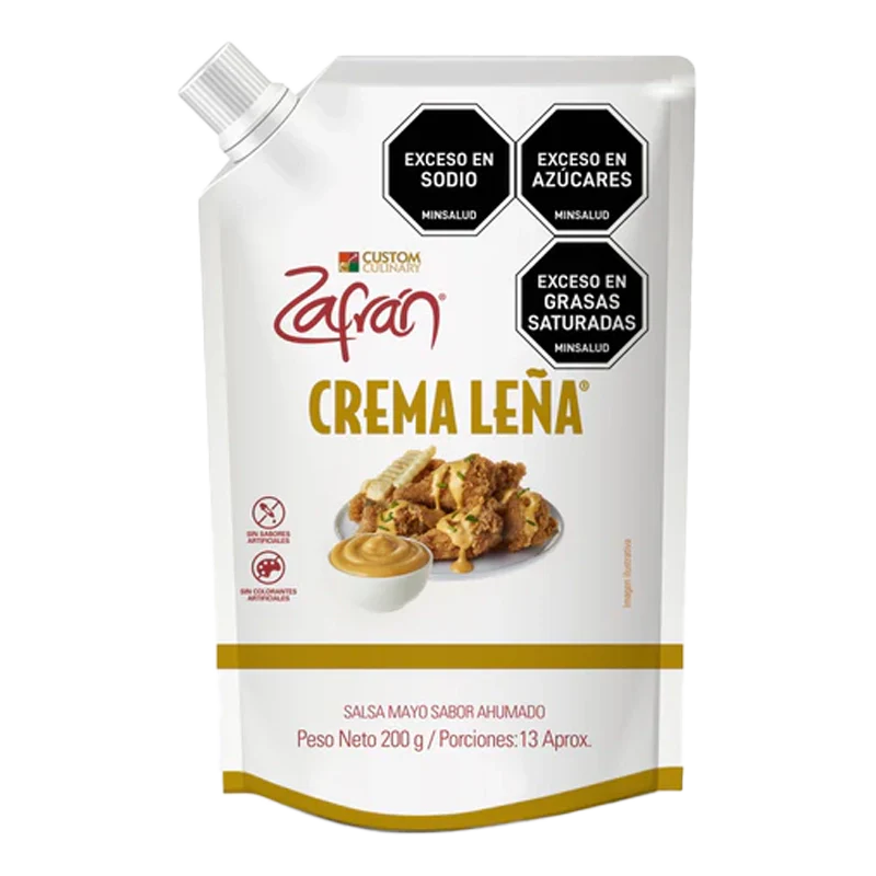 SALSA CREMA LEÑA ZAFRAN X 200 GR