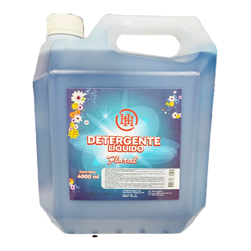 DETERGENTE LIQUIDO HH FLORAL X 4000 ML