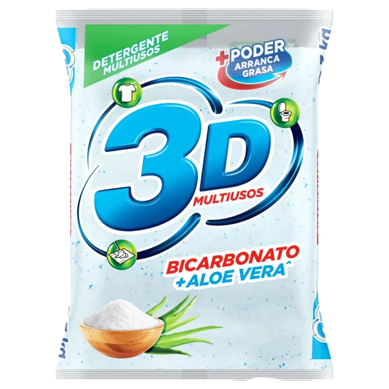 DETERGENTE 3D MULTIUSOS X 300 GR