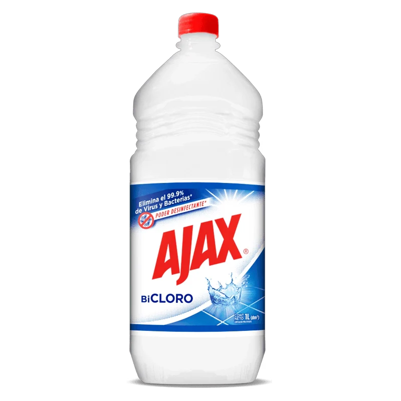 LIMPIA PISOS AJAX BOCLORO PODER DESINFECTANTE 1L