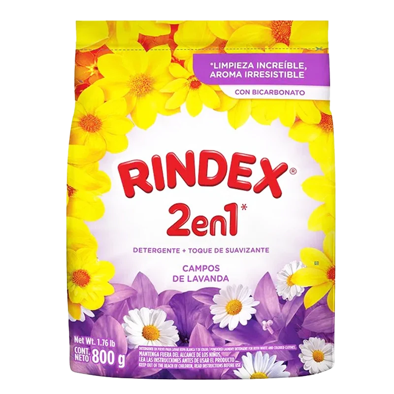 DETERGENTE RINDEX LAVANDA X 800 GR