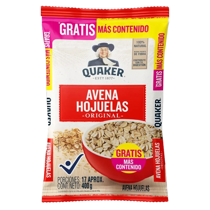 AVENA HOJUELAS QUAKER X 400 GR