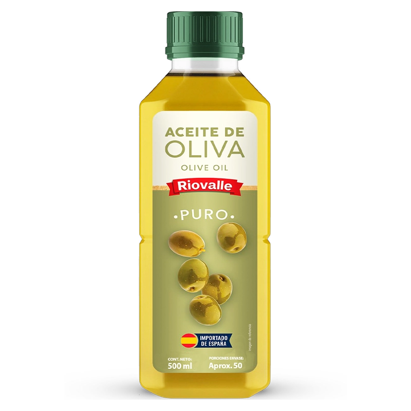 ACEITE RIOVALLE OLIVA PURO  X 500 ML