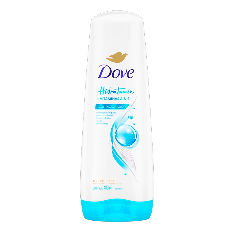 ACONDICIONADOR  DOVE HIDRATACIO Y VITAMINA E X 400 ML