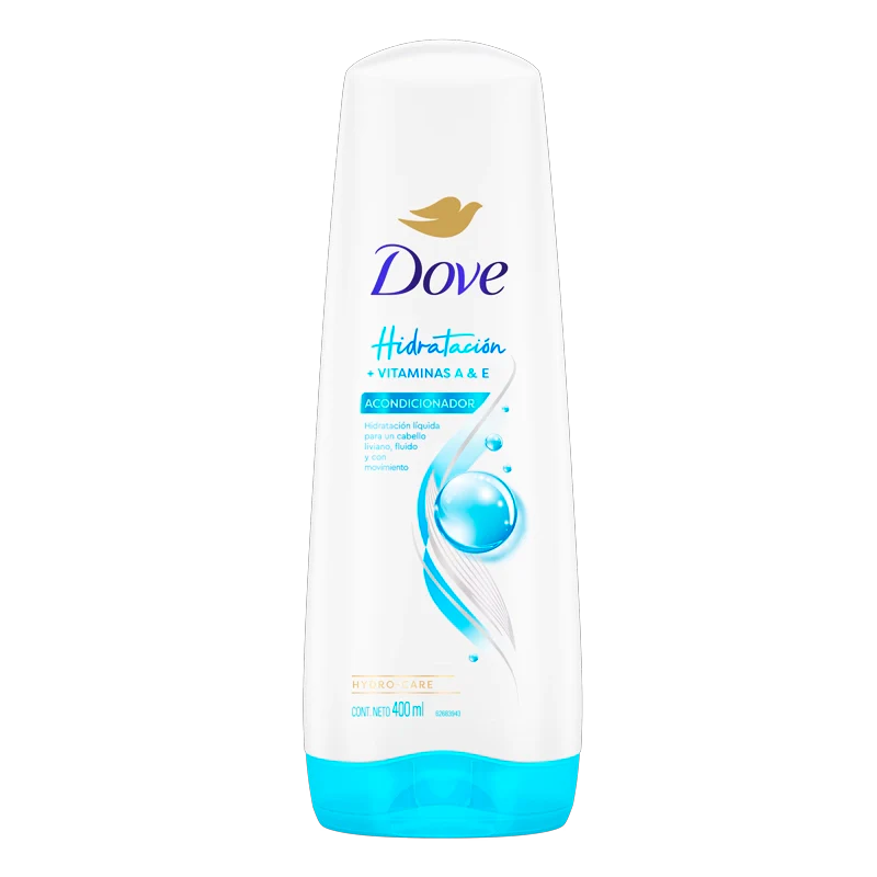 ACONDICIONADOR  DOVE HIDRATACIO Y VITAMINA E X 400 ML