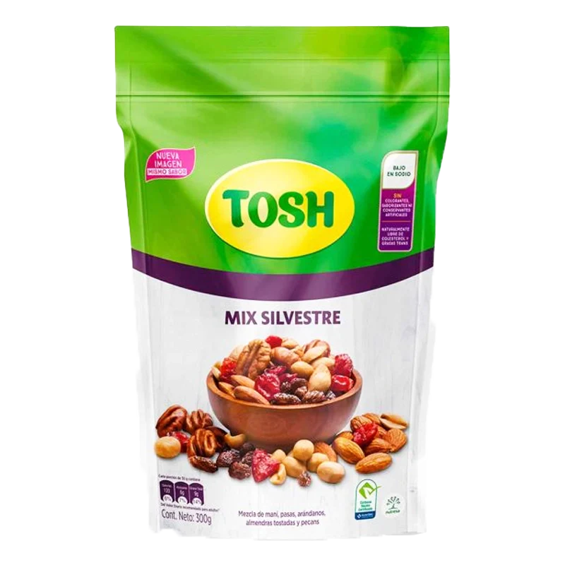 PASABOCAS TOSH MIX SILVESTRE X 300 GR