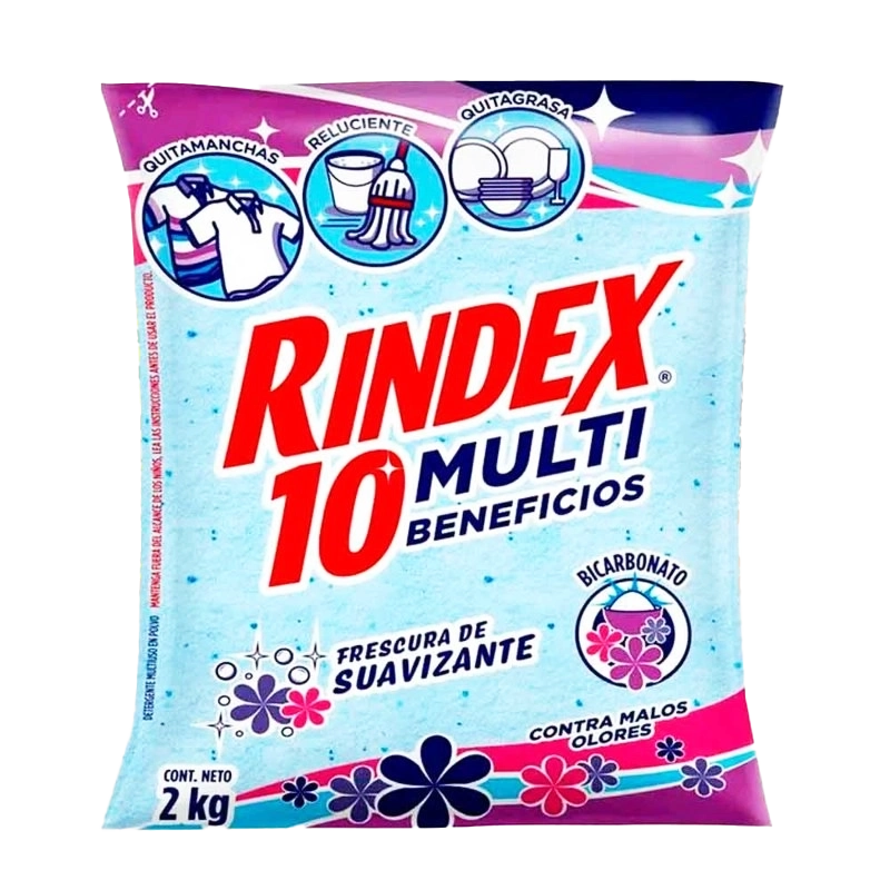 DETERG RINDEX 10 SUAVIZANTE X 2000 GR