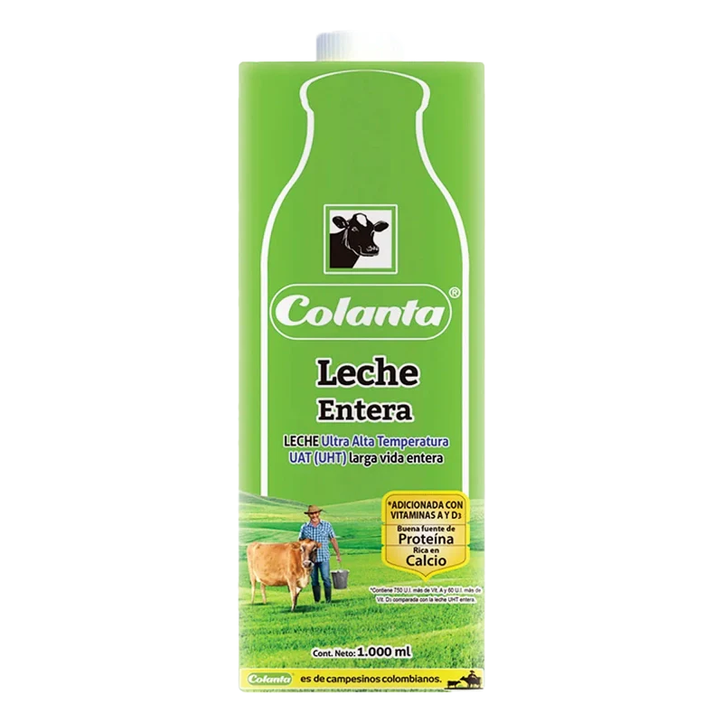 LECHE COLANTA UHT ENTERA TETRA X 1000 ML