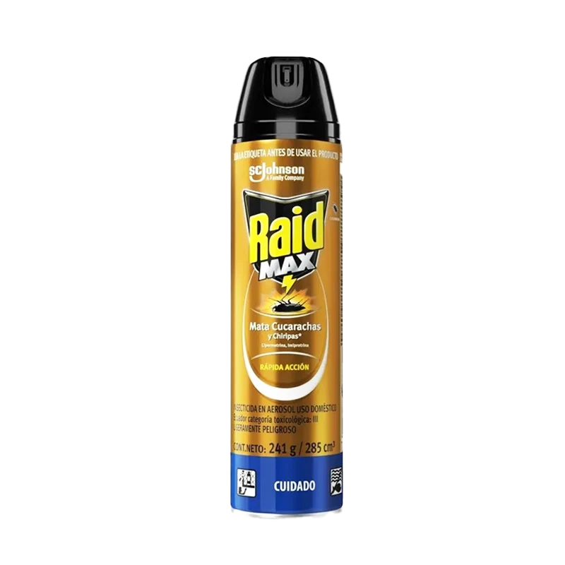 INSECTICIDA RAID MAX CUCARACHAS X 285 ML