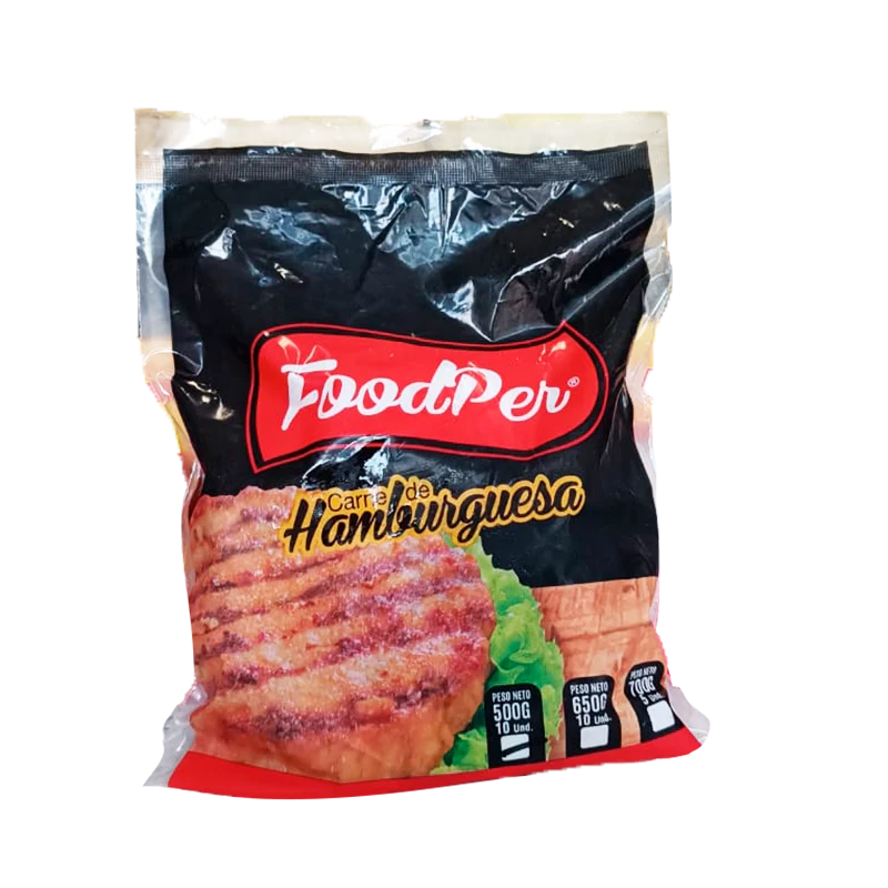 HAMBURGUESA FOODPER RES  X 50X10UND