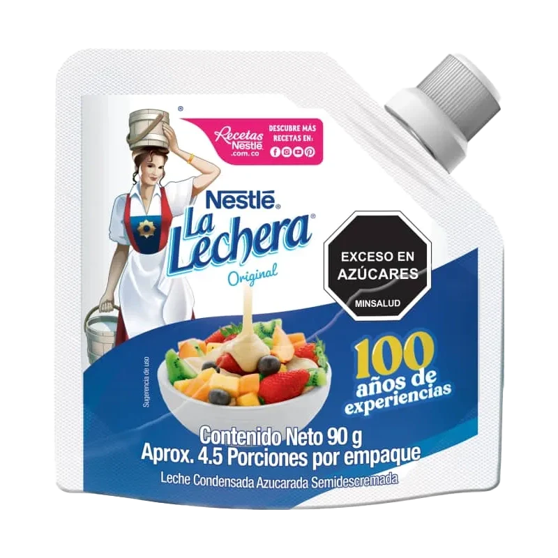 LECHE DONDENSADA LA LECHERA DOYPACK X 90 GR