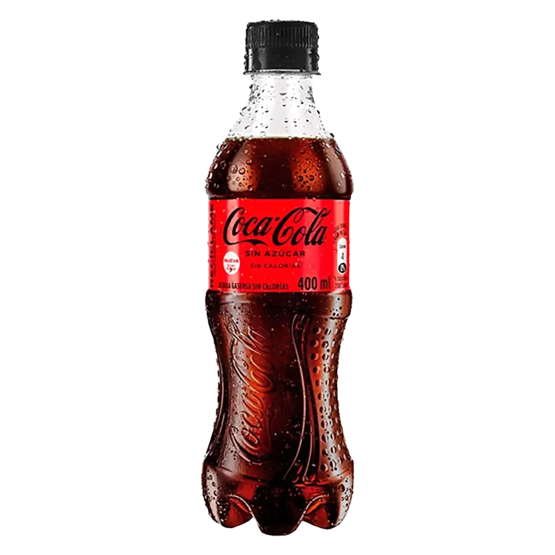 COCA COLA SIN AZUCAR X 400 ML