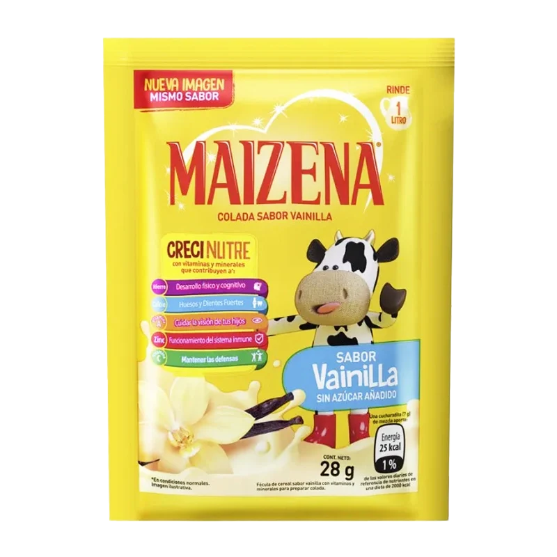 COLADA MAIZENA VAINILLA X 28 GR