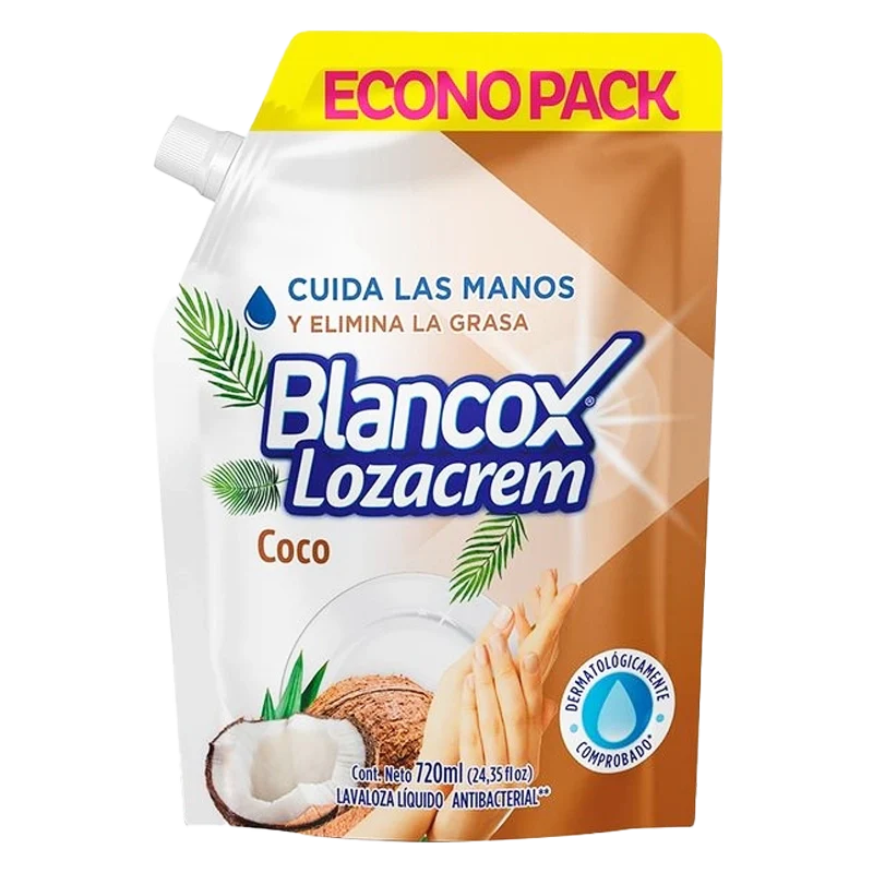LAVALOZA BLANCOX LOZACREM COCO LIQUIDO DOYPACK X 720 ML