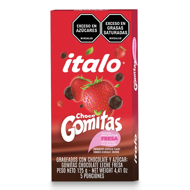 GOMAS ITALO CHOCOFRESA  X 125 GR