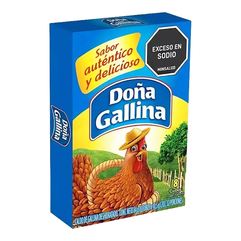 CALDO DOÑA GALLINA CUBO X 8 X 10GR C/U