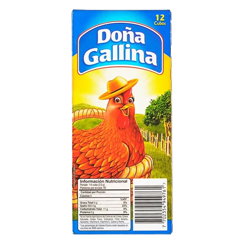 CALDO DOÑA GALLINA CUBO X 12 X 10GR C/U