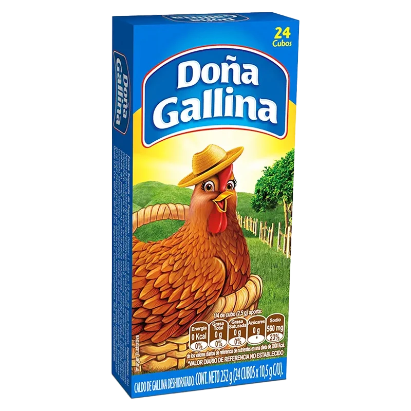 CALDO DOÑA GALLINA CUBO X 24 X 10 GR C/U