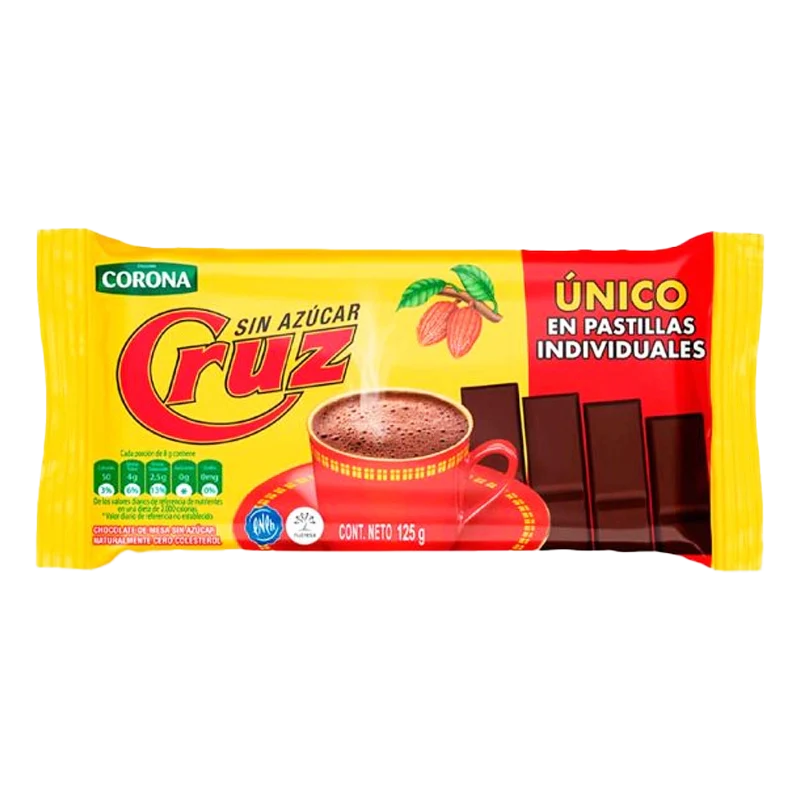 CHOCOLATE CRUZ X 16 X 125 GR