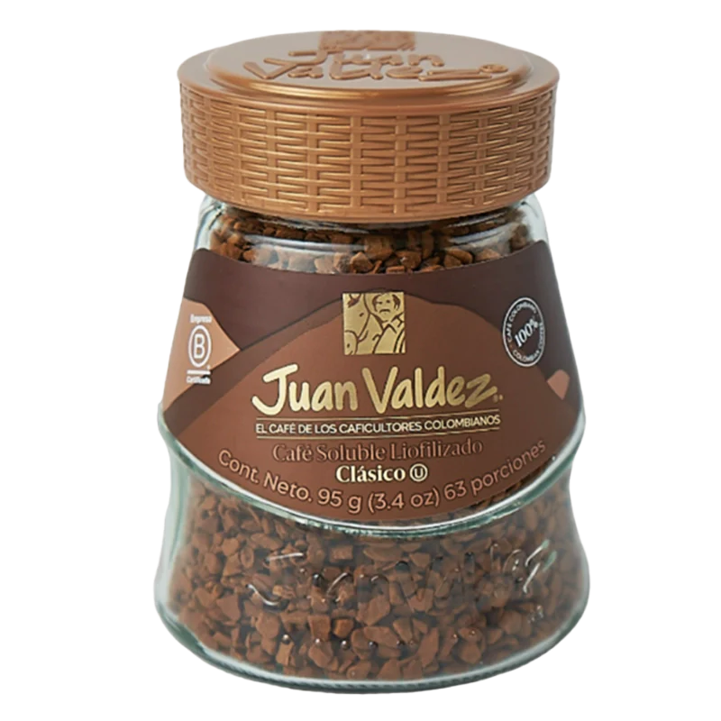 CAFE JUAN VALDEZ INST LIOFILIZADO X 95 G