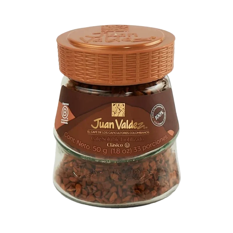 CAFE JUAN VALDEZ INSTANTANEO  LIOFILIZADO X 50 G