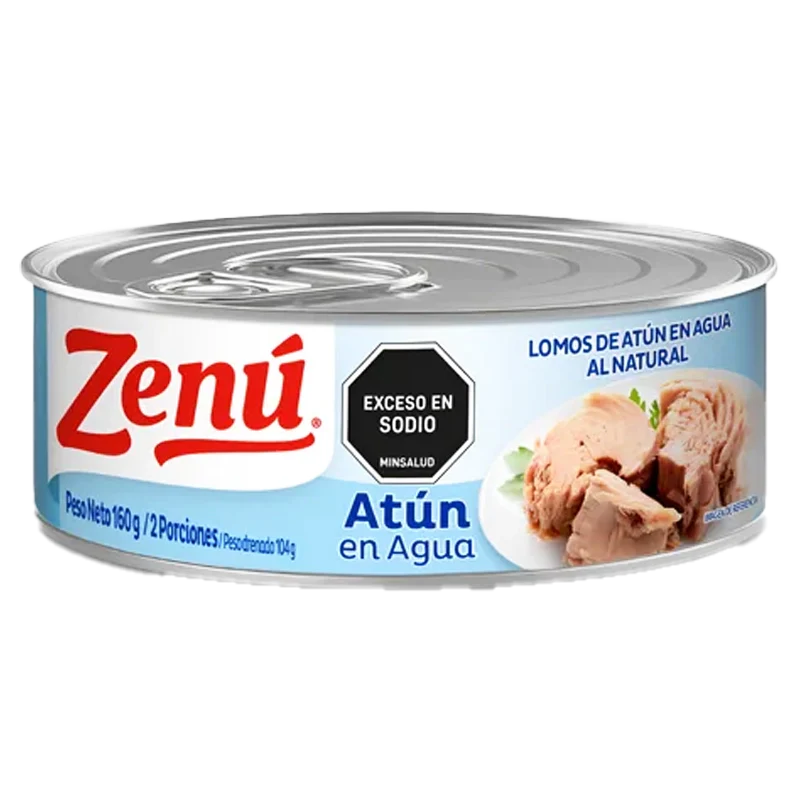 ATUN ZENU LOMO EN AGUA X 160 GR