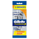 MAQUINA DE AFEITAR PRESTOBARBA 3 HOJAS X 2 UND