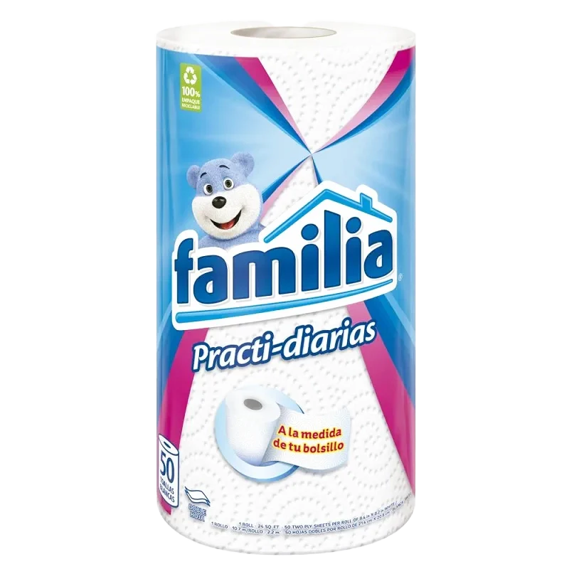 TOALLA COCINA FAMILIA PRACTI DIAR X 1 X 50 H