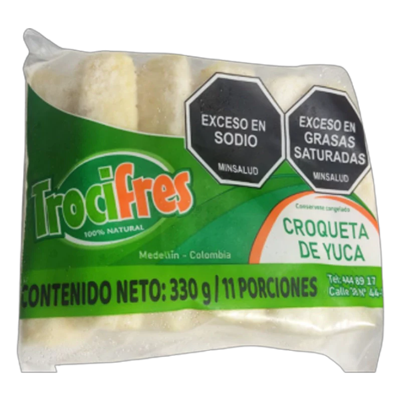 CROQUETA DE YUCA TROCIFRES X 330 GR