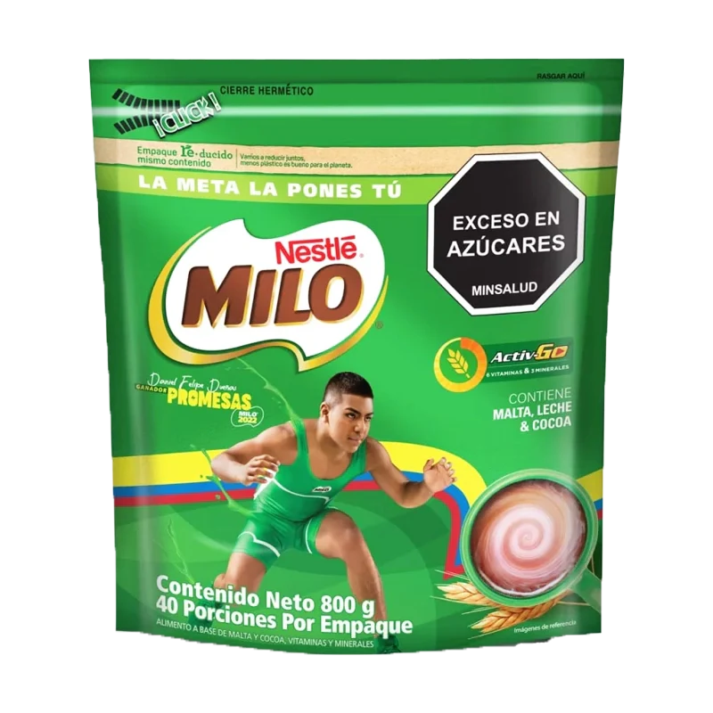 MILO ACTIV GO DOY PACK X 800 GR