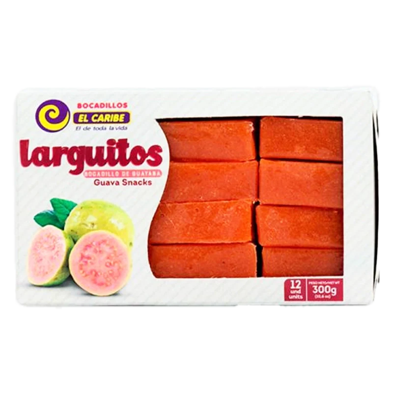 BOCADILLO EL CARIBE LARGUITOS X 300 GR