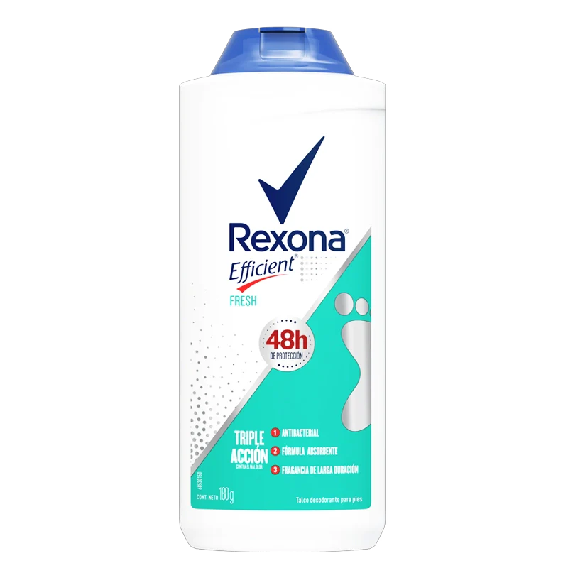TALCO REXONA EFFICIENT FRESH X 180 GR