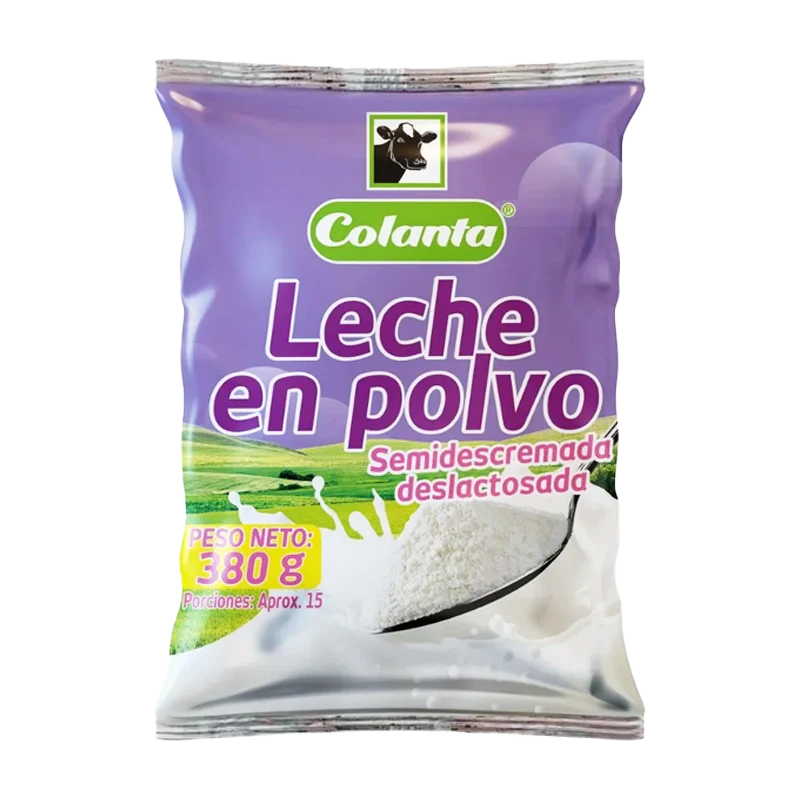 LECHE EN POLVO COLANTA DESLACTOSADA X 380GR