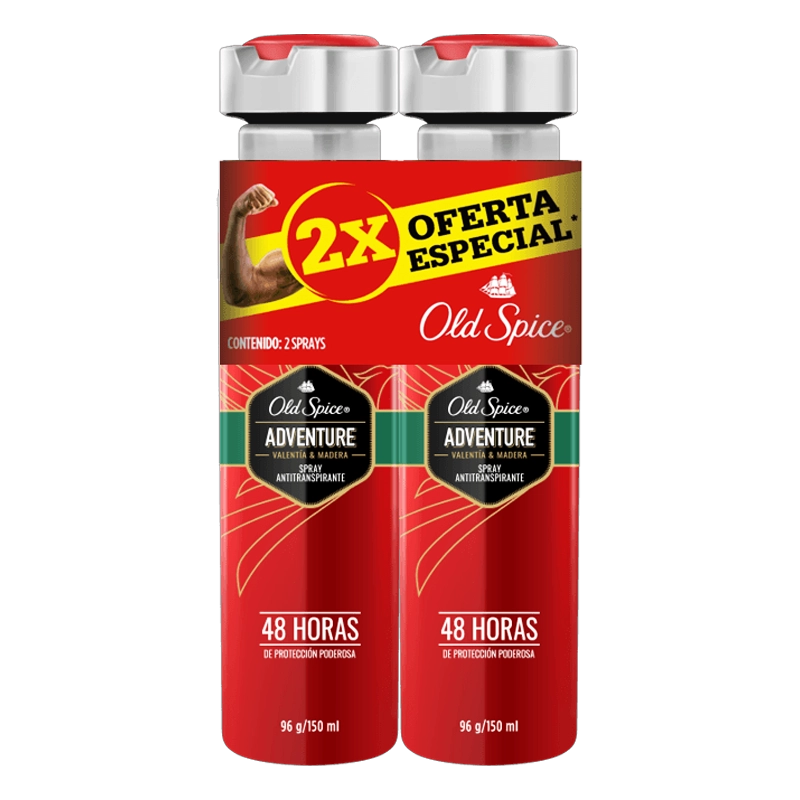 DESODORANTE AEROSOL OLDSPICE ADVENT X 93GR X 2