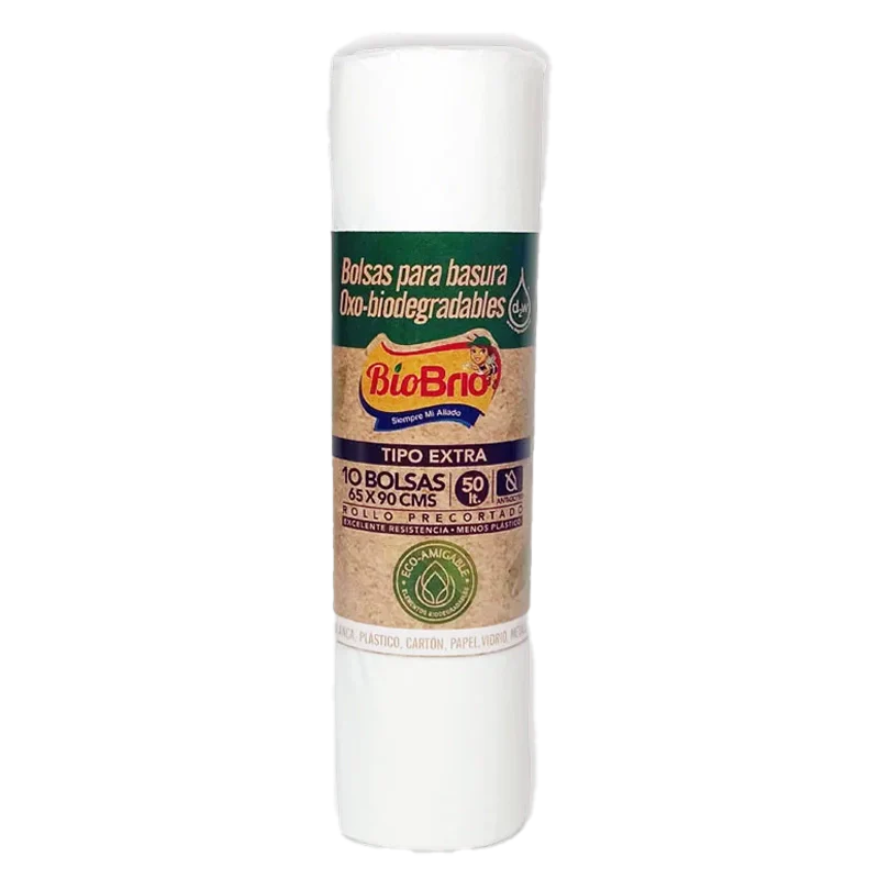 BOLSA BASURA BRIO EXTRA BLANCA  X 10UND