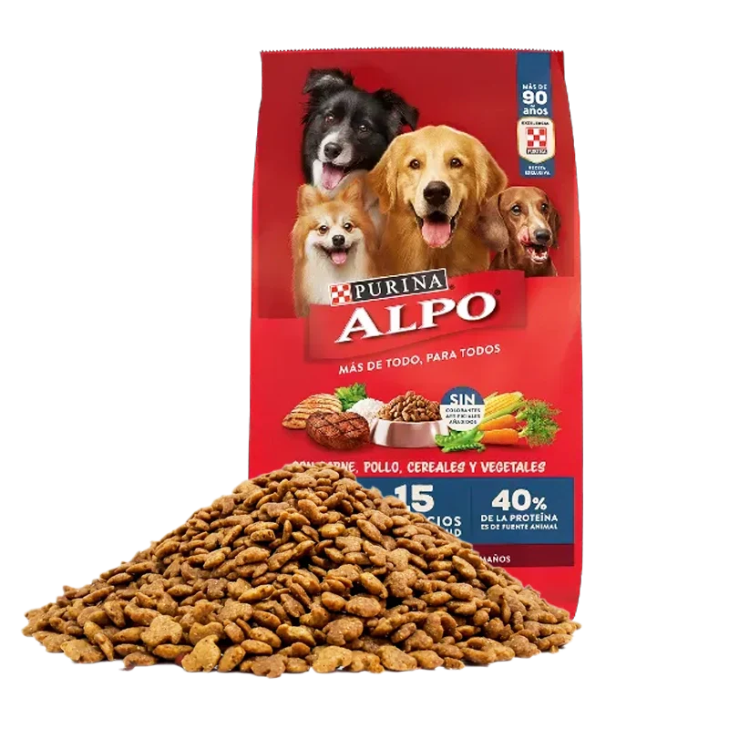 ALIMENTO PARA PERRO ALPO AGRANEL ADULTO GRANDES,MEDIANOS,PEQUENOS X 1000 GR