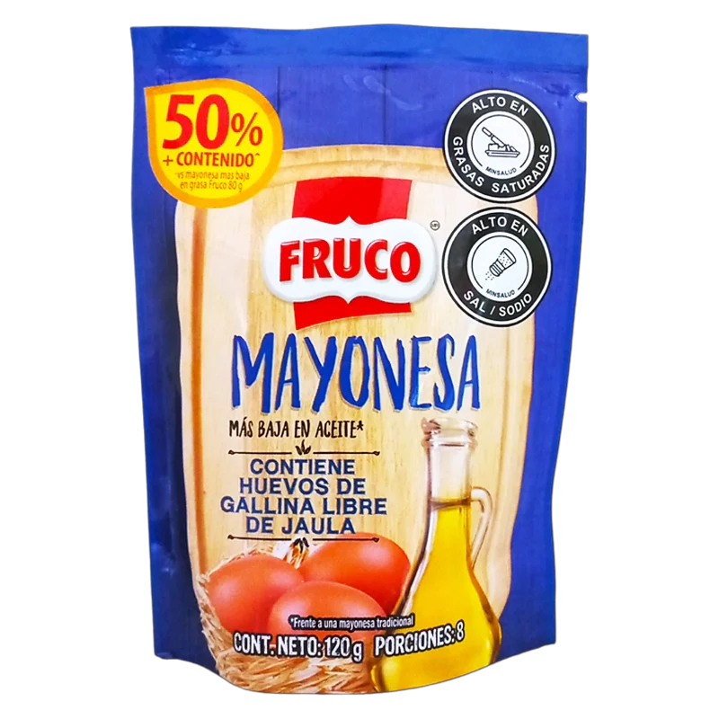 MAYONESA FRUCO DOYPACK X 120GR