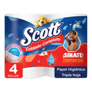 PAPEL HIGIENICO SCOTT MAXI CUIDADO COMPLETO X 4 UND