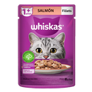 ALIMENTOS HUMEDO PARA GATOS WHISKAS SALMON X 85 GR