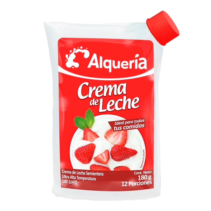 CREMA DE LECHE ALQUERIA X 180 GR
