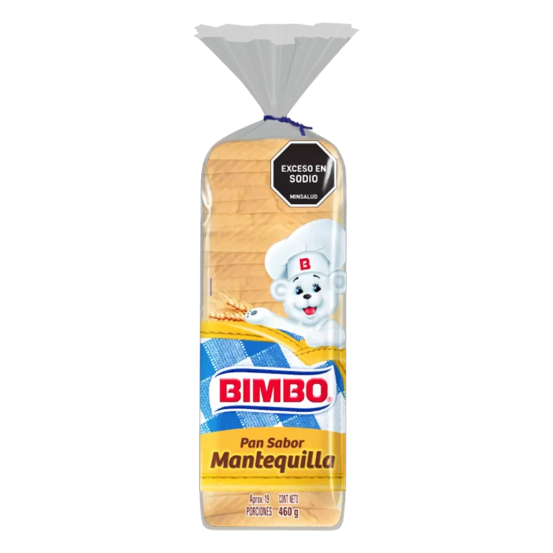 PAN MANTEQUILLA BIMBO X 600 GR